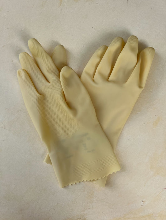 Lime Plaster Rubber Gloves