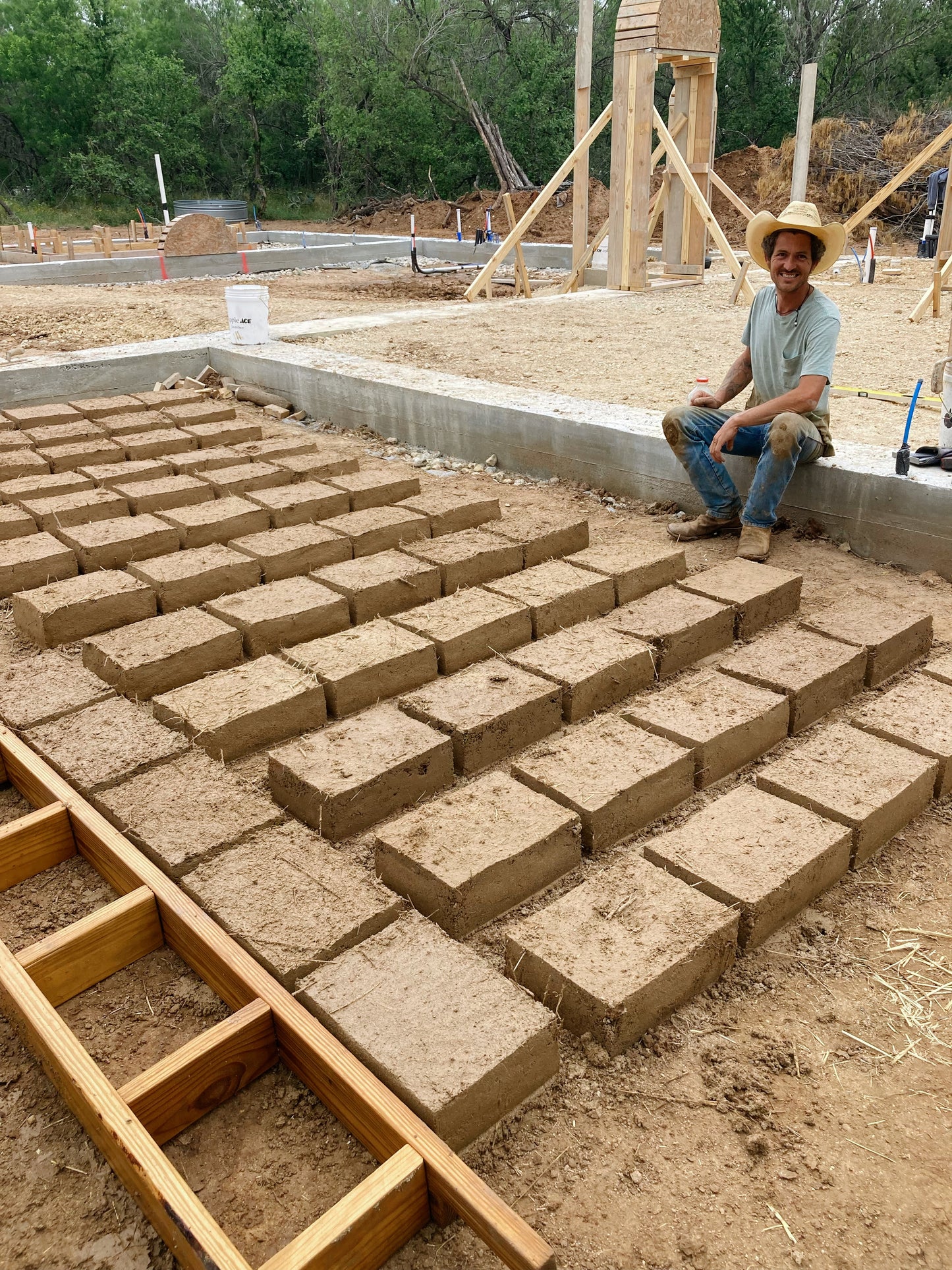 texas cob adobe home natural building