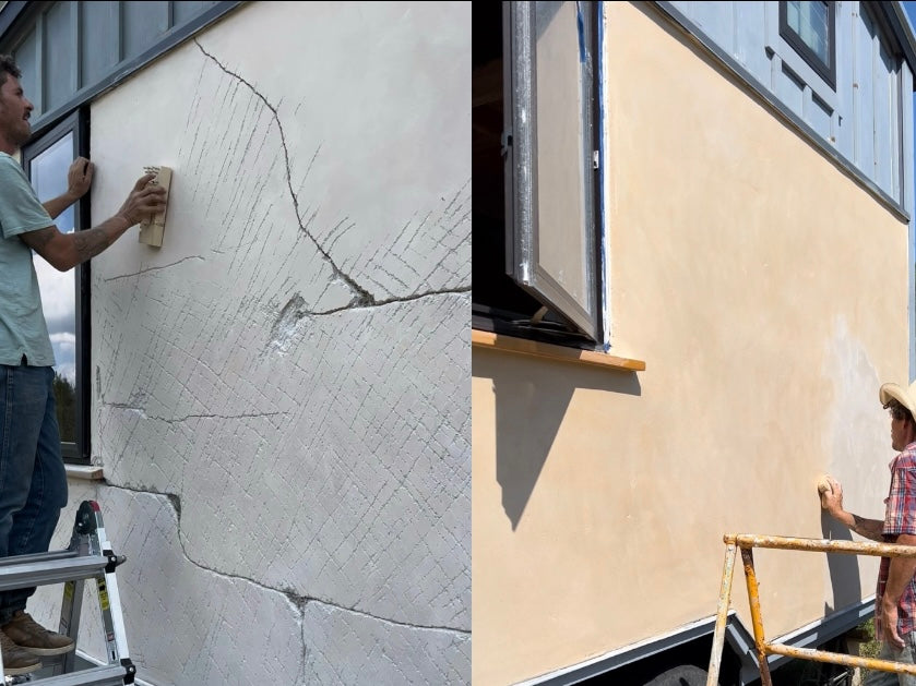 hempcrete lime plaster plastering simon gonzalez